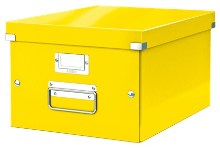 Leitz Aufbewahrungsbox Click & Store | 16,7 l | 28,1 x 36,9 x 20 cm | Gelb