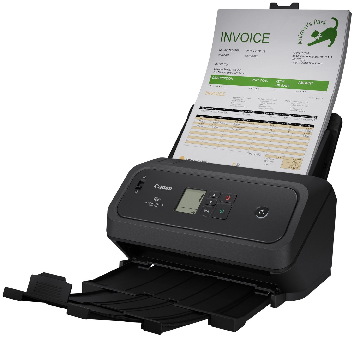 Canon DR-C340 Dokumentenscanner | A4 | Duplex | USB, LAN