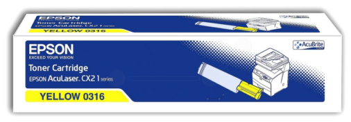 Original Epson C13S050316 Toner Gelb