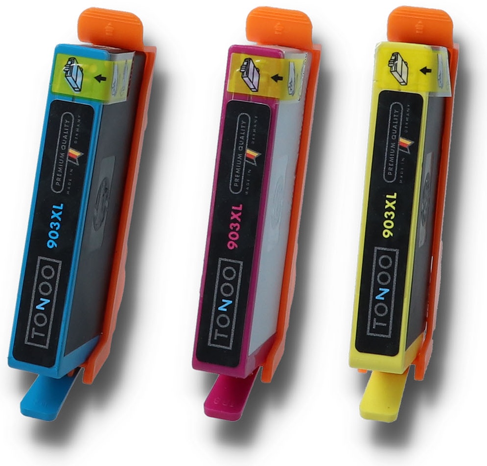 Tonoo® Tinte ersetzt HP 1CC20AE | 903XL C/M/Y Spar Set XL