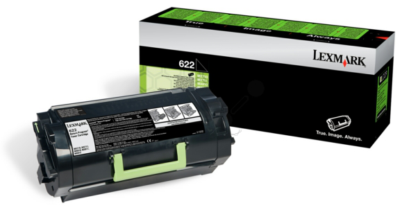 Original Lexmark 622E | 62D200E Toner Schwarz