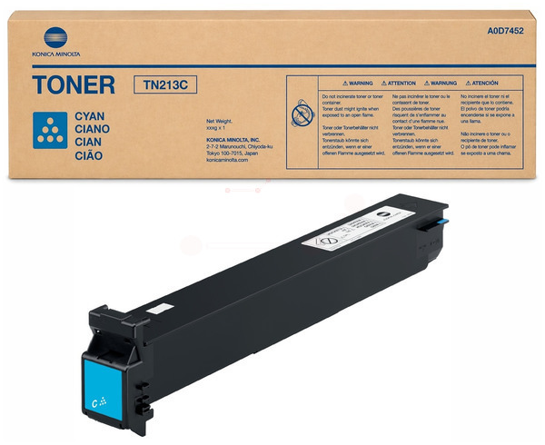 Original Konica Minolta TN-213C | A0D7452 Toner Cyan