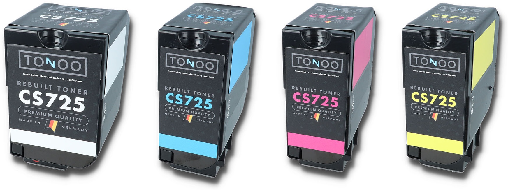 Tonoo® Toner ersetzt Lexmark CS720 | CS725 | CX725 Spar Set