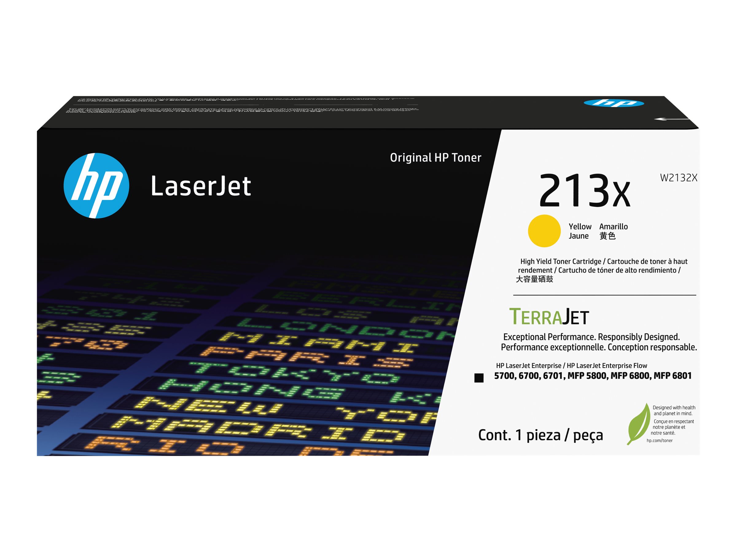 Original HP 213X | W2132X Toner Gelb