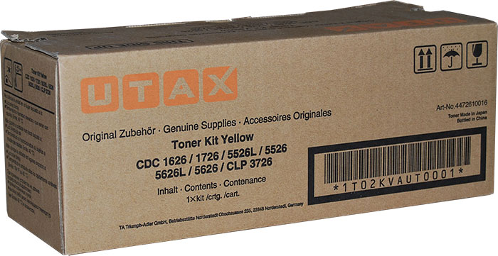 Original Utax 4472610016 Toner Gelb