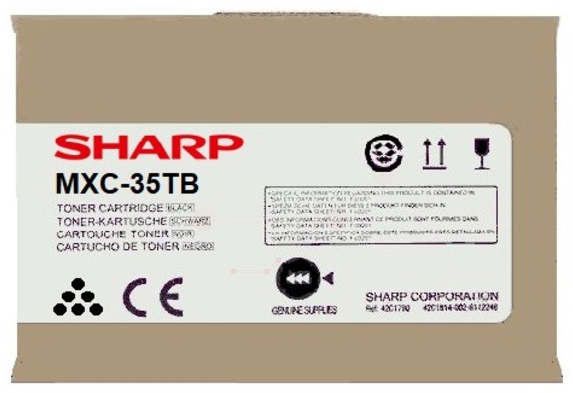 Original Sharp MX-C35TB Toner Schwarz