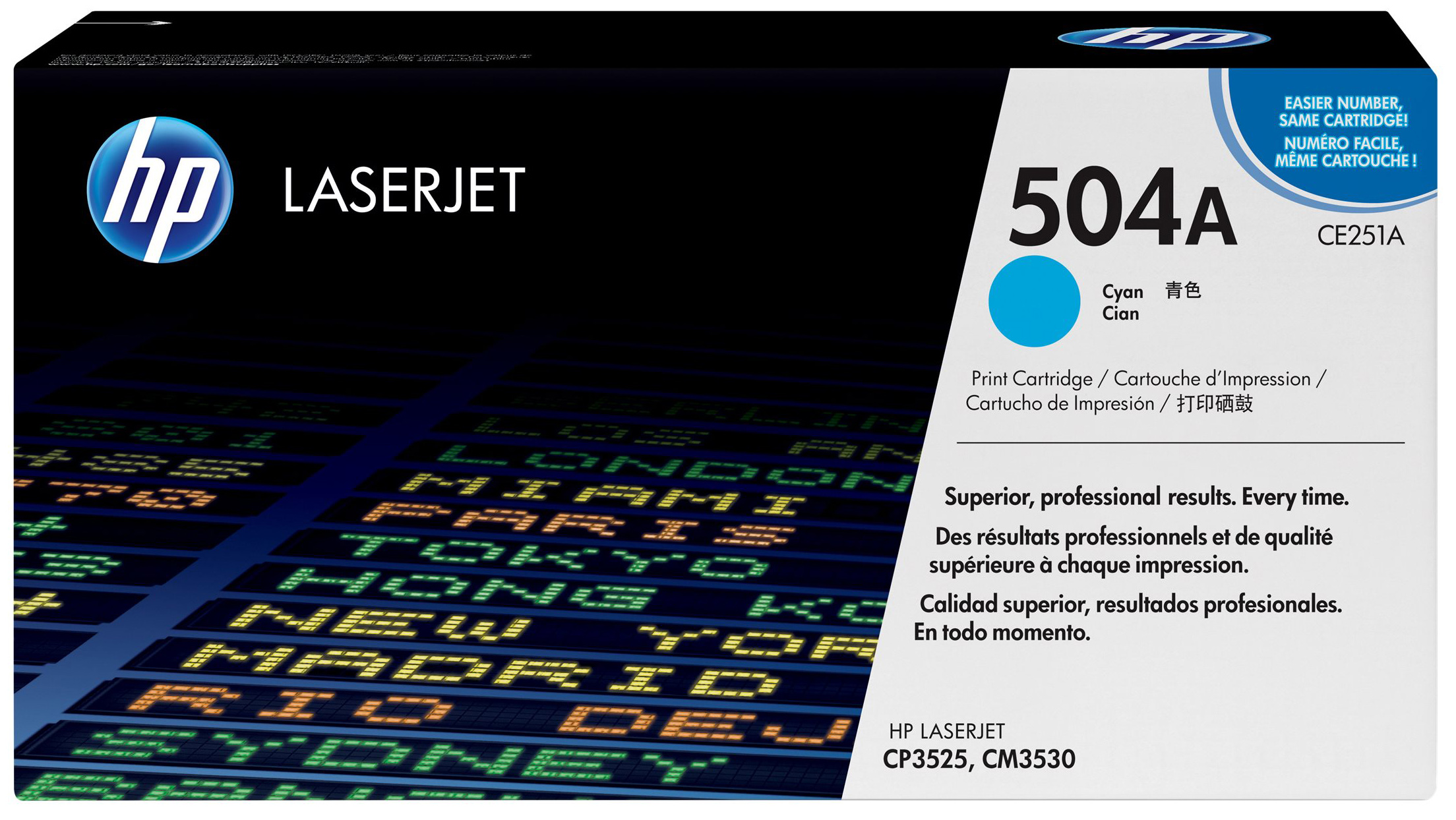 Original HP CE251A | 504A Toner Cyan