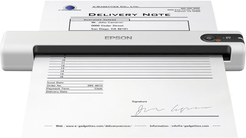 Epson WorkForce DS-70 Mobiler Scanner | A4 | USB | Weiß