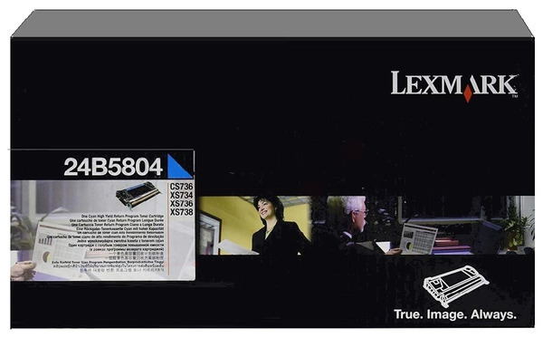 Original Lexmark 24B5804 Toner Cyan