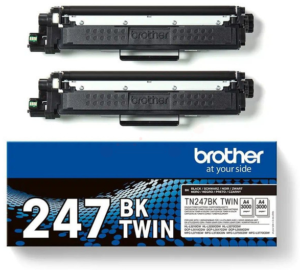 Original Brother TN247BKTWIN Toner Schwarz ( 2 Stück )