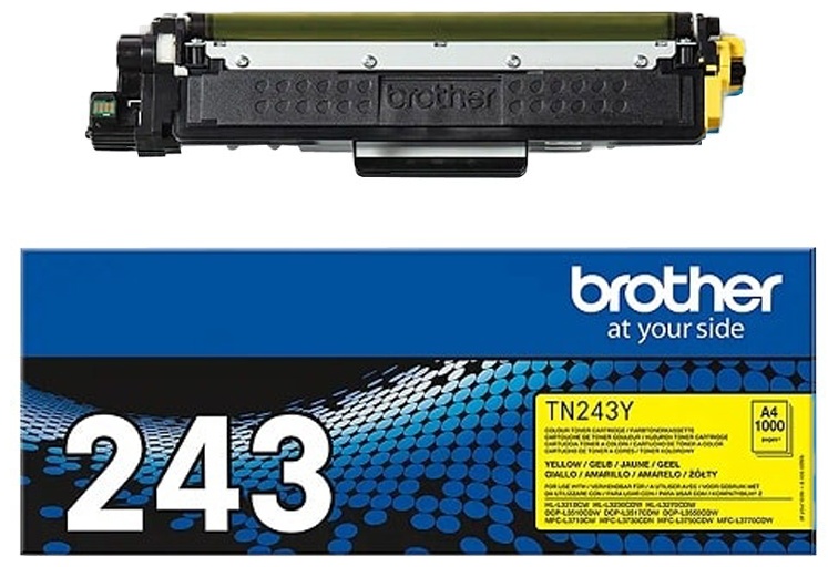 Original Brother TN243Y Toner Gelb ( B-Verpackung )
