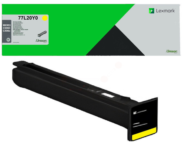 Original Lexmark 77L20Y0 Toner Gelb