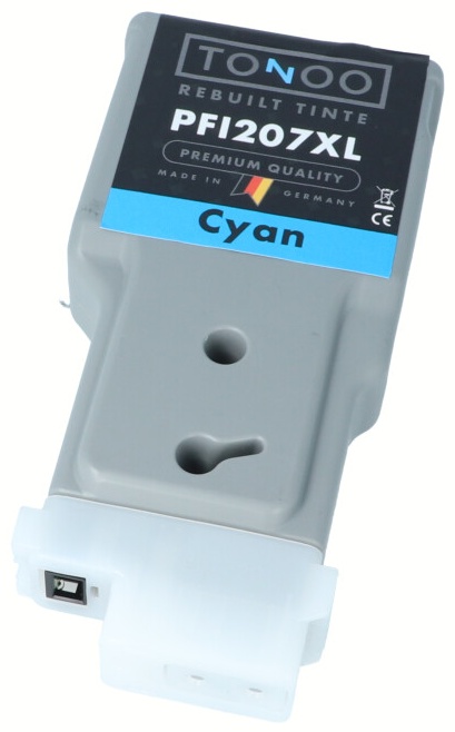Tonoo® Tinte ersetzt Canon 8790B001 | PFI207C Cyan XL