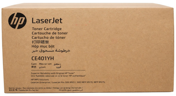 Original HP 507A | CE401YH Toner Cyan XL