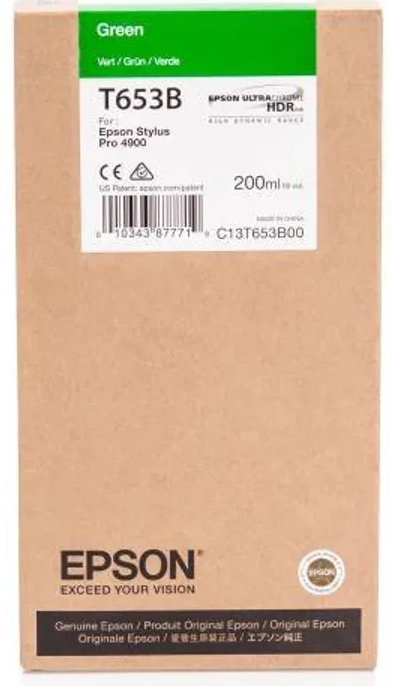 Original Epson T653B | C13T653B00 Tintenpatrone Grün ( 12.2026 )