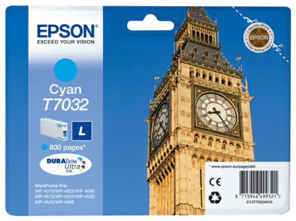 Original Epson T7032L | C13T70324010 Tinte Cyan ( 2024 )