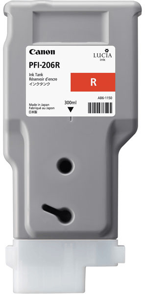 Original Canon PFI206R | 5309B001 Tinte Rot ( 11.2025 )