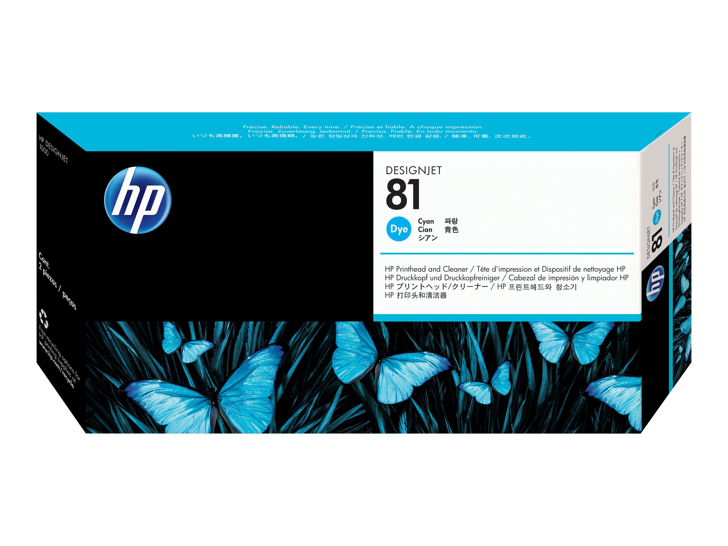 Original HP 81 | C4951A Druckkopf Cyan ( 2023 )