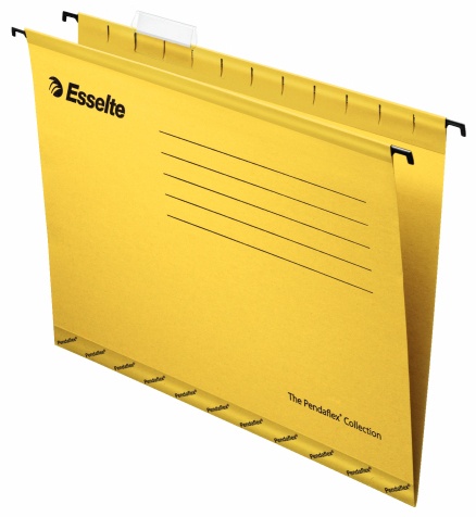Esselte Hängemappe Pendaflex | DIN A4 | Karton | Gelb | 25er-Pack