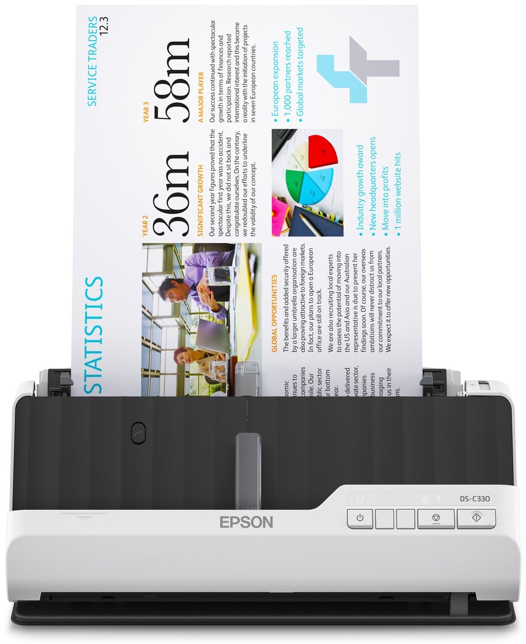 Epson DS-C330 Dokumentenscanner | A4 | Duplex | USB