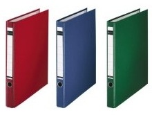 Leitz Ringbuch 1014 | DIN A4 | 2 Ringe | 3,5 cm | Schwarz
