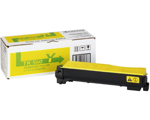 Original Kyocera TK560Y Toner Gelb ( B-Verpackung )