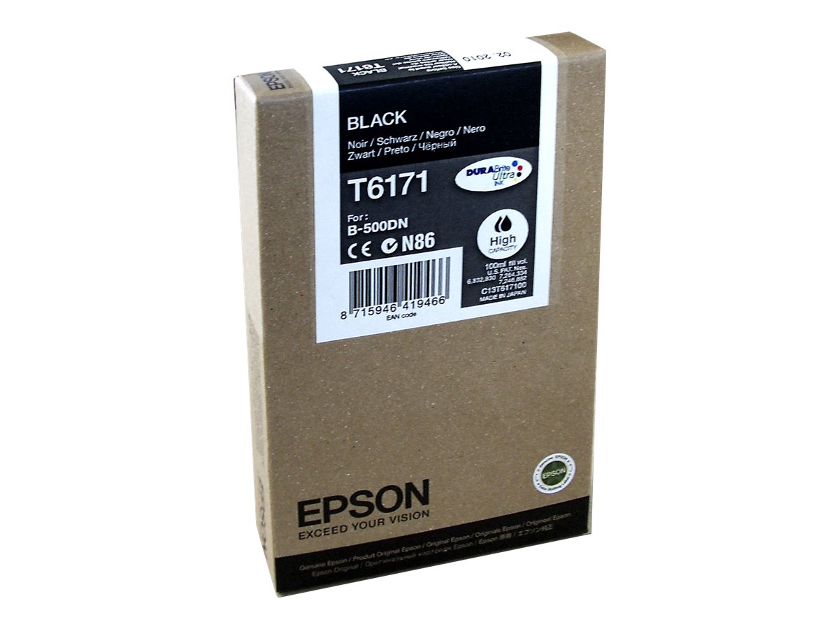 Original Epson T6171 | C13T617100 Tintenpatrone Schwarz ( 03.2025 )