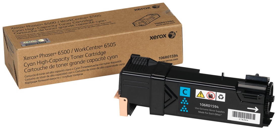 Original Xerox 106R01594 Toner Cyan XL ( B-Verpackung )