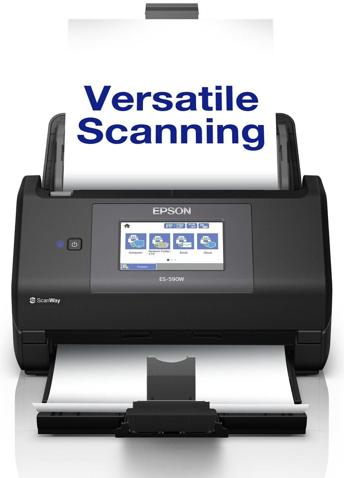 Epson WorkForce ES-590W Dokumentenscanner | A4 | 45 S./Min | Duplex | USB, WLAN