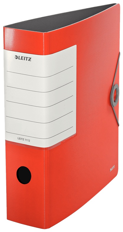 Leitz Ordner Solid 1112 | DIN A4 | 8,2 cm | Hellrot