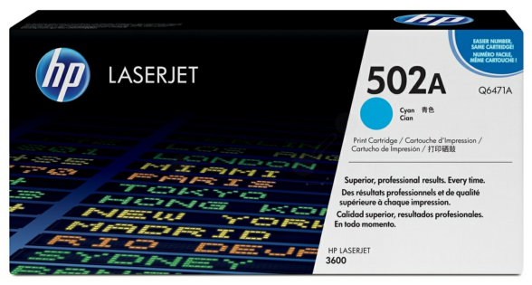 Original HP Q6471A / 502A Toner Cyan