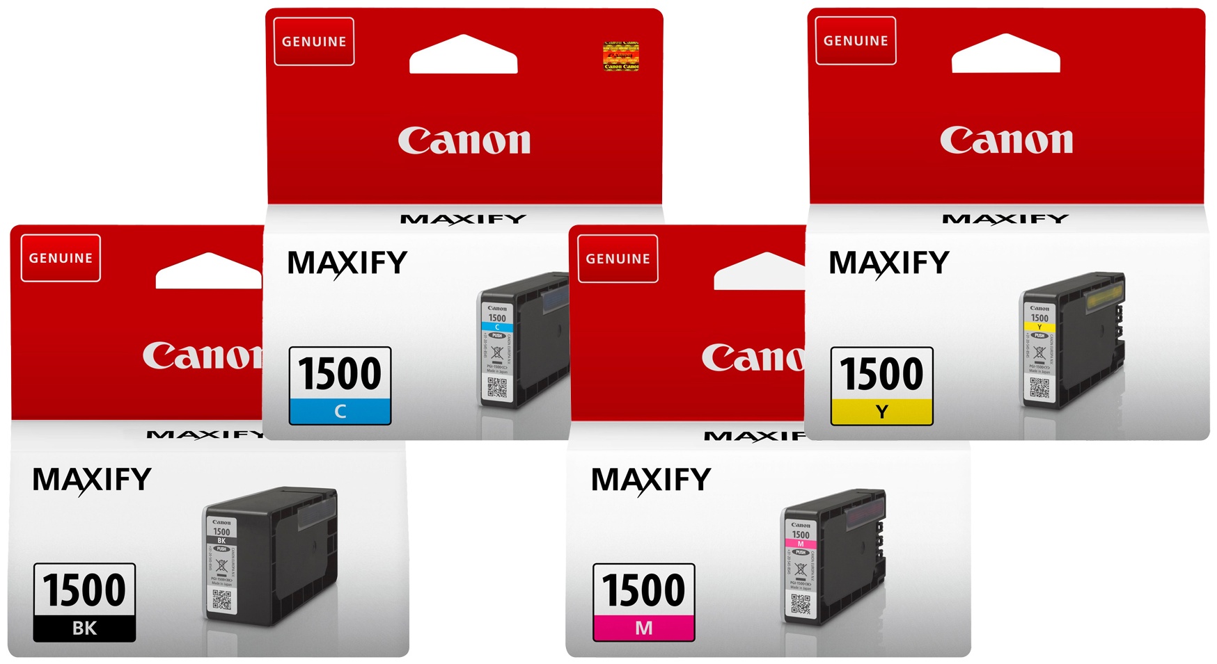 Original Canon PGI1500 | 9218B005 | 9218B006 | Multipack - 4er-Pack