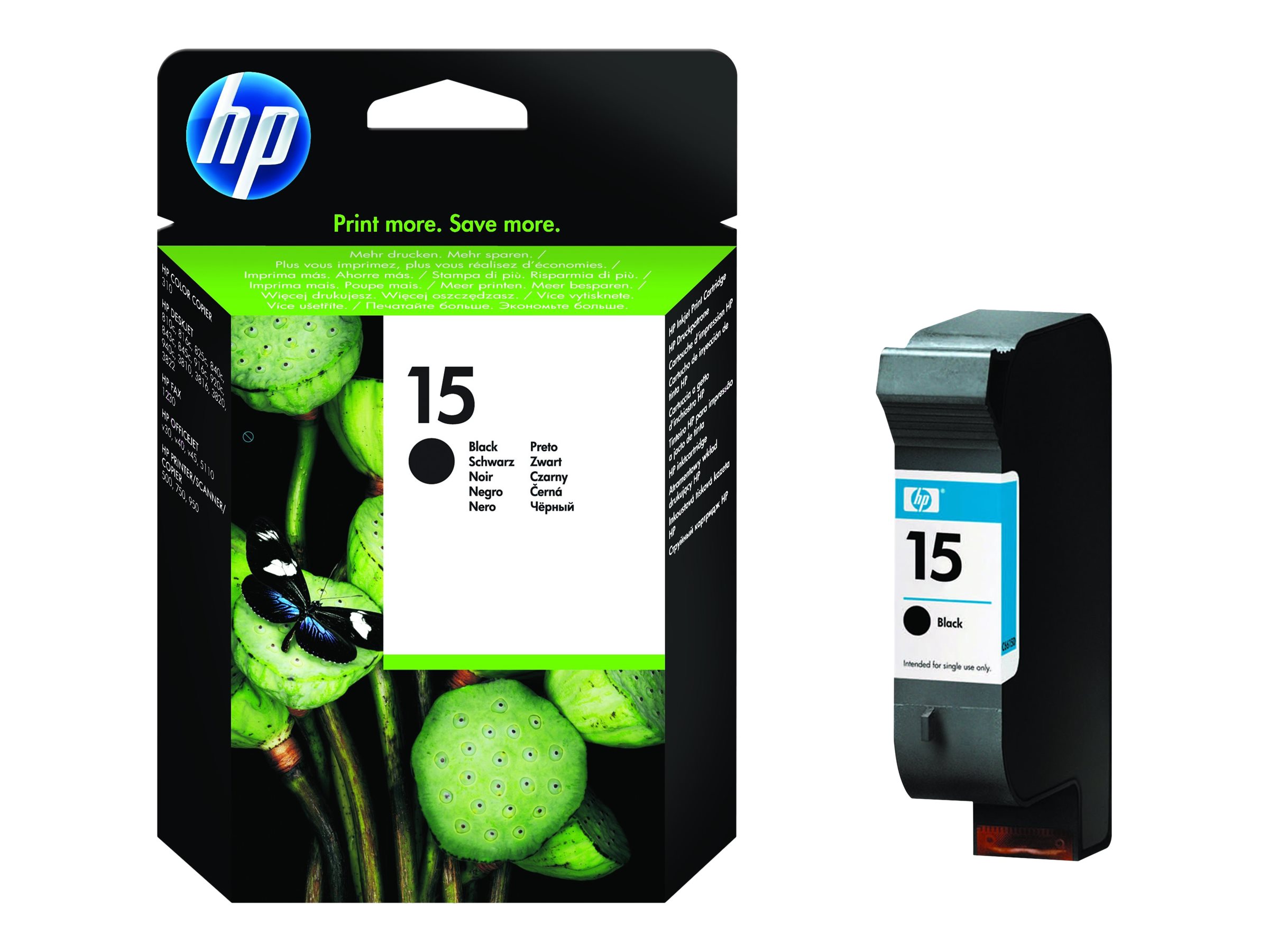 Original HP 15 | C6615DE Tinte Schwarz ( 2025 )