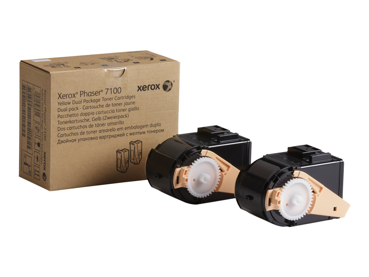 Original Xerox 106R02604 Toner Gelb Doppel Pack ( A-Ware )