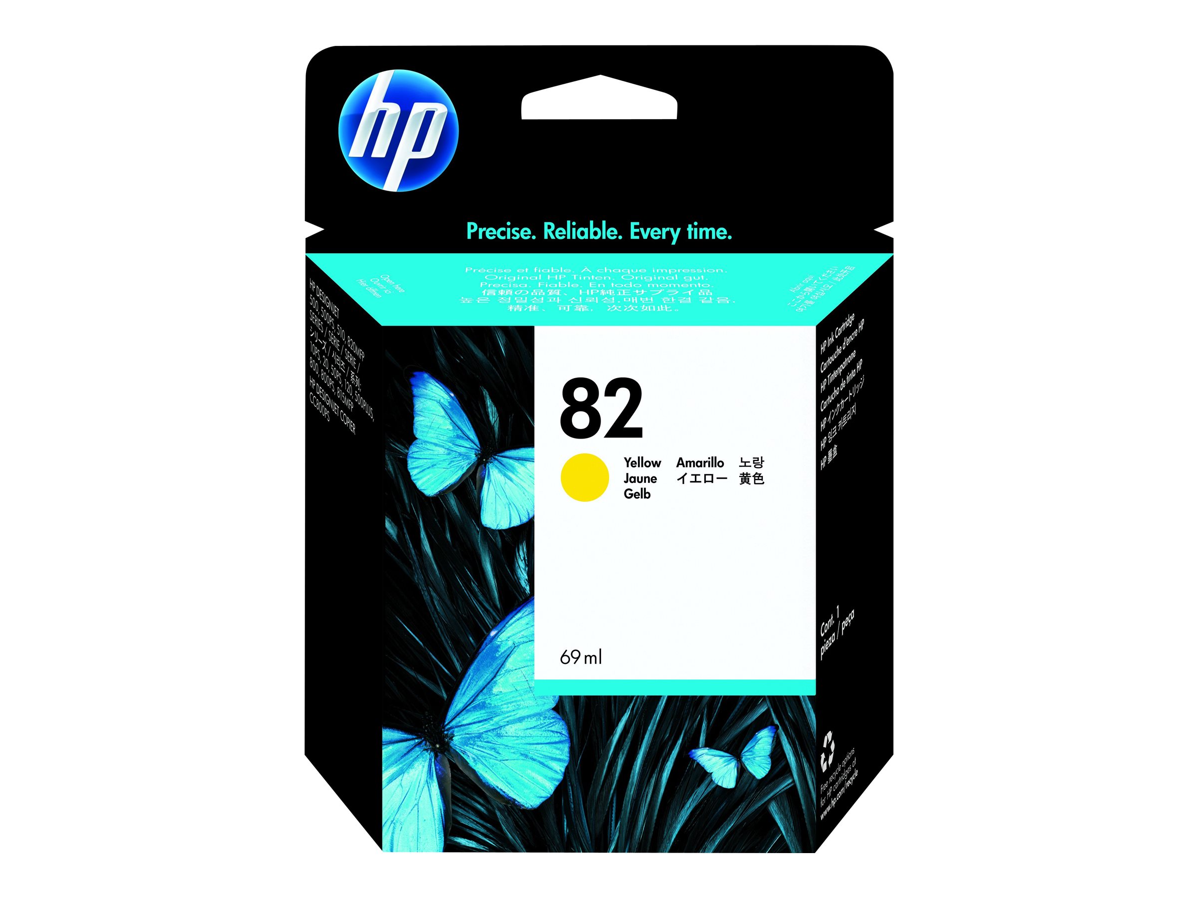 Original HP 82 | C4913A Tinte Gelb XL ( 2023 )
