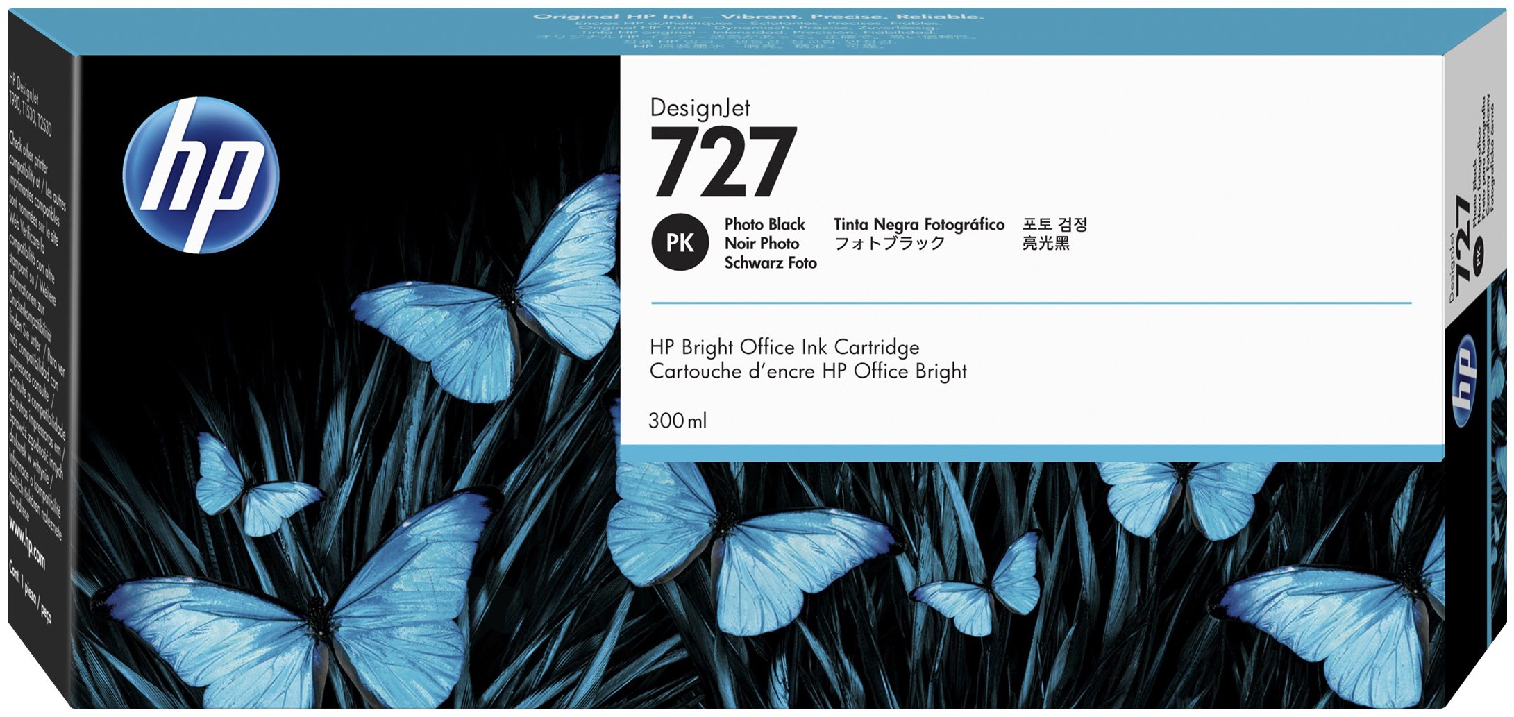 Original HP 727 | F9J79A Tinte Foto Schwarz XL ( 06.2026 )