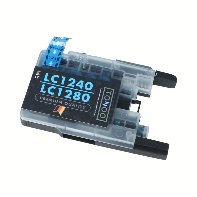 Tonoo® Tinte ersetzt Brother LC1240C Cyan
