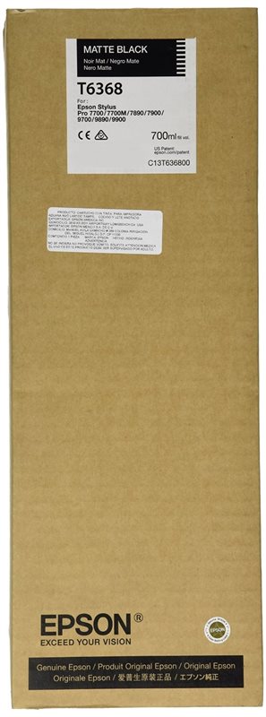 Original Epson T6368 | C13T636800 | matt schwarz Tintenpatrone ( 2022 - 2024 )