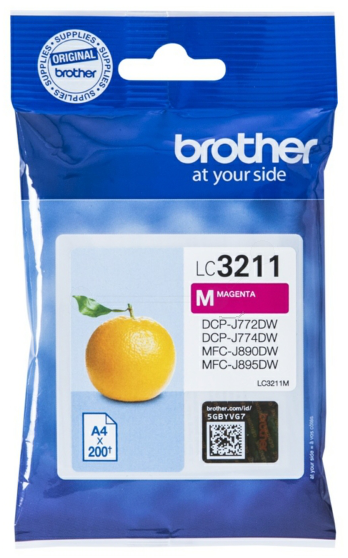 Original Brother LC3211M Tinte Magenta