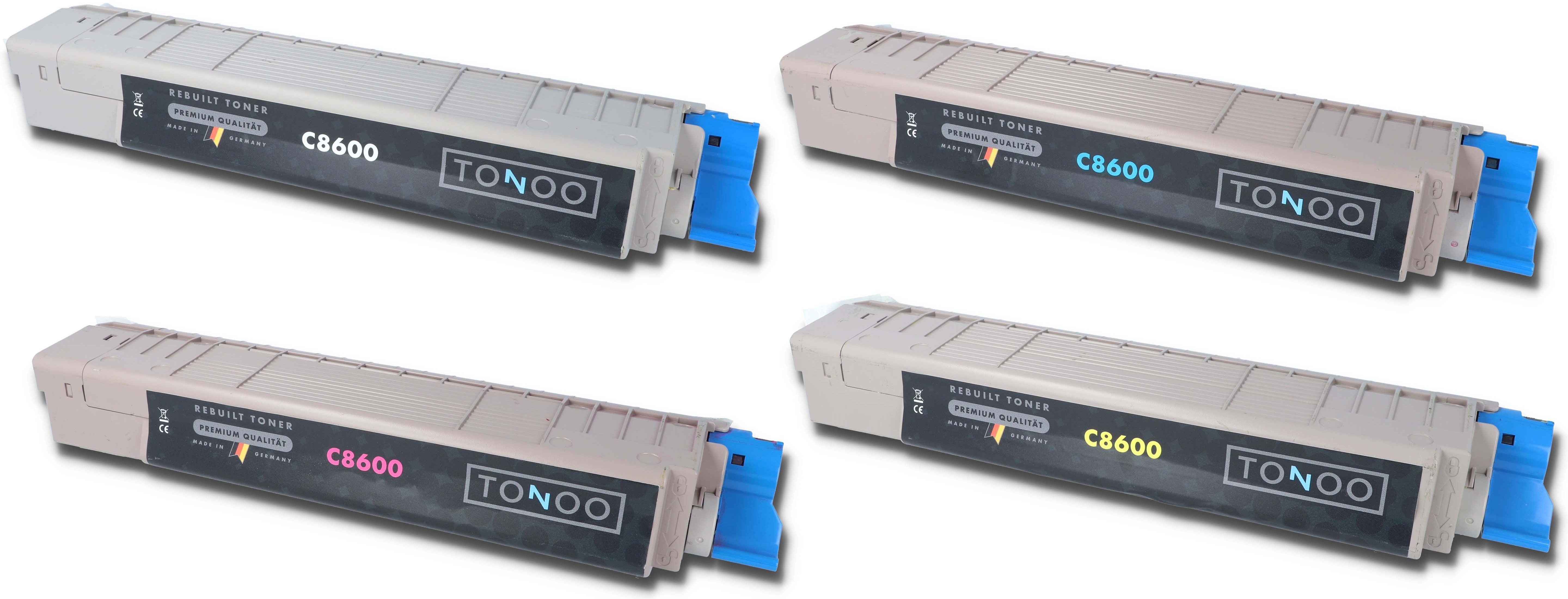 Tonoo® Toner ersetzt OKI C8600 | C8800 | Spar Set