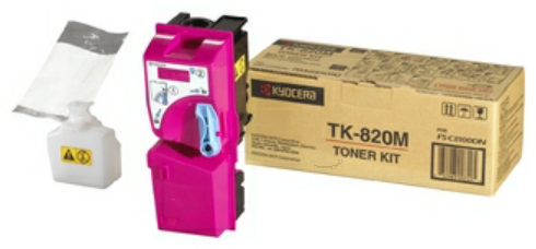 Original Kyocera TK820M / 1T02HPBEU0 Toner Magenta
