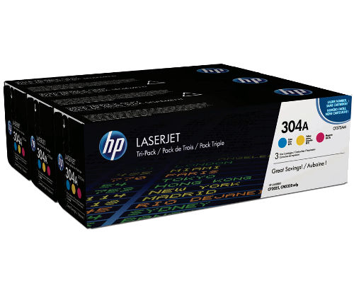 Original HP CF372AM | 304A Toner C/M/Y Spar Set