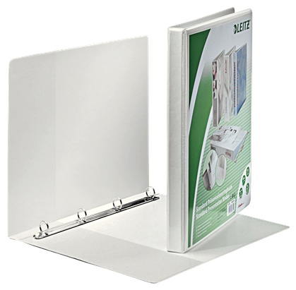 Leitz Präsentationsringbuch | DIN A4 | 4 Ringe | 2,9 cm | Weiß | 6er-Pack