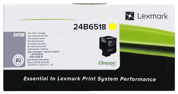 Original Lexmark 24B6518 Toner Gelb