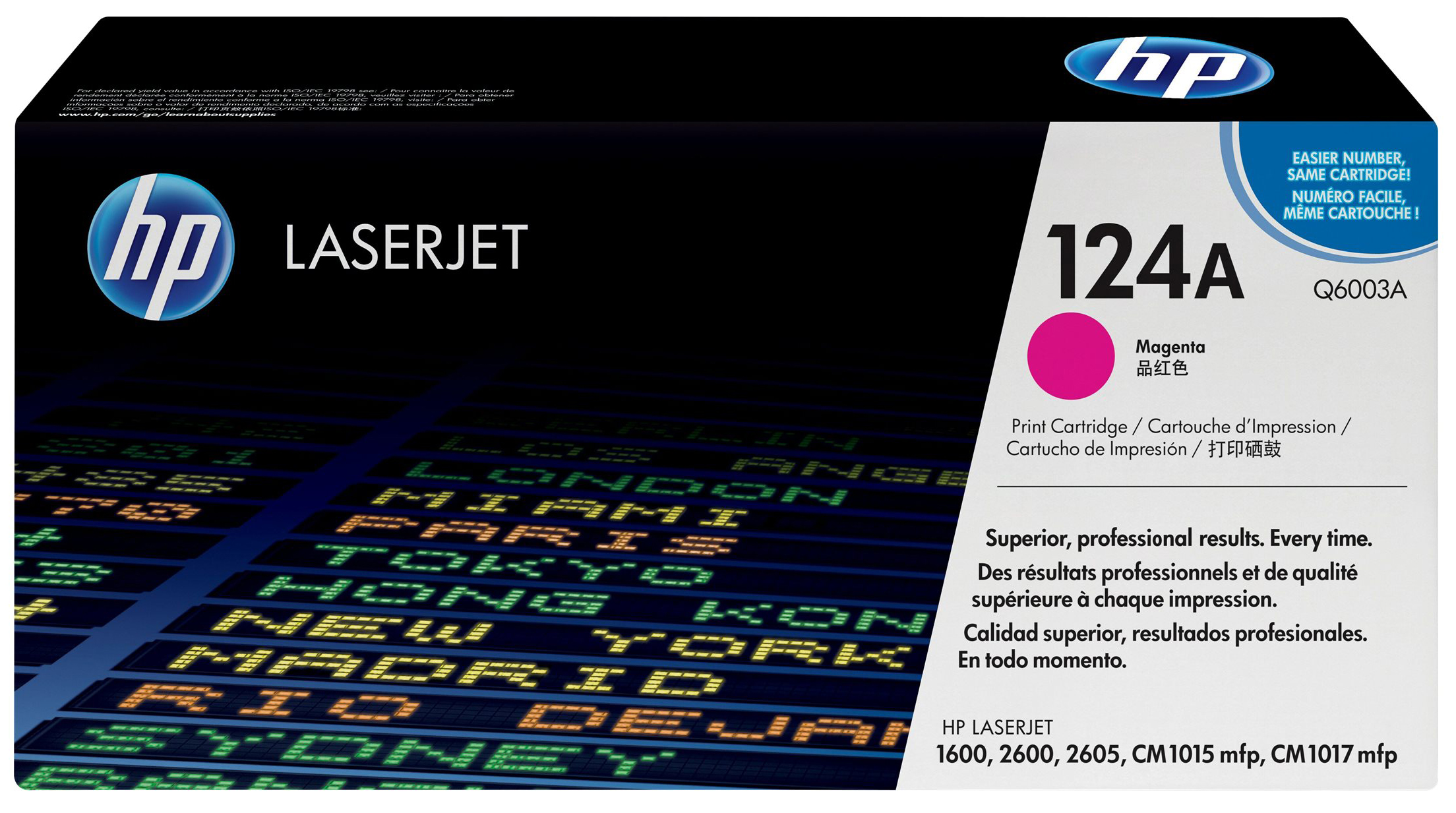 Original HP Q6003A | 124A Toner Magenta ( A-Ware ) ( Schwarz - Weiße Box )