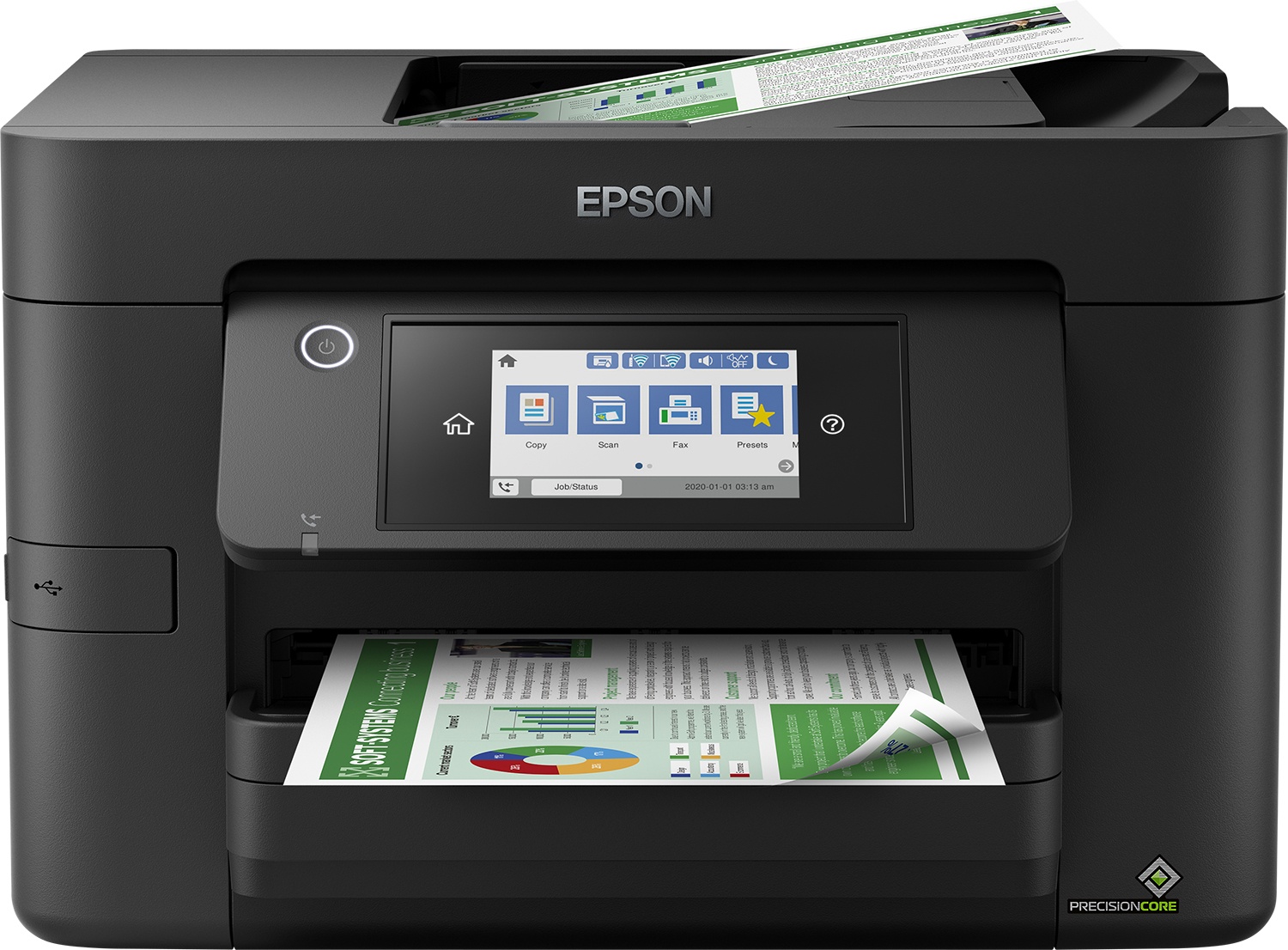 Epson WorkForce Pro WF-4825DWF Farb Tinten Multifunktionsdrucker | A4 | 25 S./Min | WLAN
