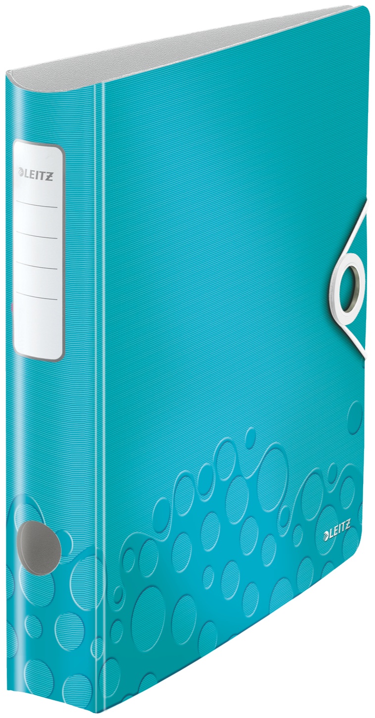 Leitz Ordner Active WOW 1107 | DIN A4 | 6,5 cm | Eisblau
