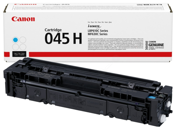 Original Canon 045H | 1245C002 Toner Cyan XL