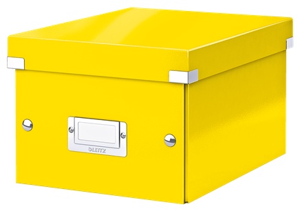 Leitz Aufbewahrungsbox Click & Store | 7,4 l | 21,6 x 28,2 x 16 cm | Gelb