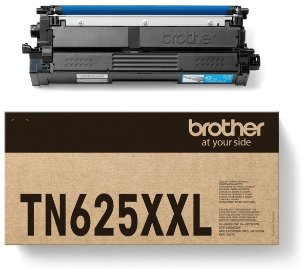 Original Brother TN625XXLC Toner Cyan XXL